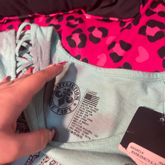 Affliction Aqua Graphic Tee - Picture 5 of 6